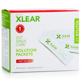 Xlear, Пакетикм Sinus Care Solution, быстрое облегчение, 20 штук, 6 г каждый