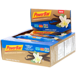 PowerBar, Performance Energy, ванильный хруст, 12 батончиков, 2,29 унции (65 г) каждый