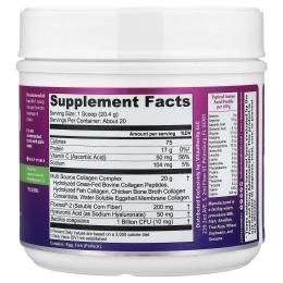 Vitauthority, Multi Collagen Protein+, коллаген с пребиотиками и пробиотиками, без добавок, 408 г (14,39 унции)
