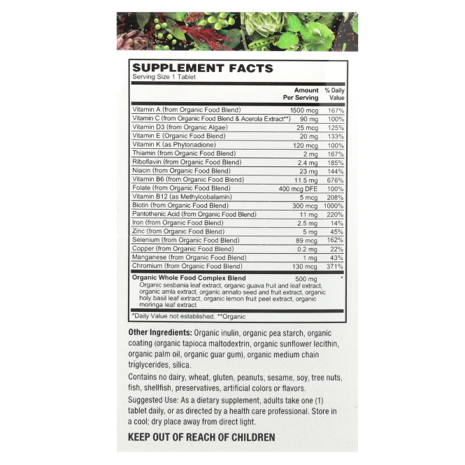 PlantFusion, Мультивитамины для женщин, 60 веганских таблеток