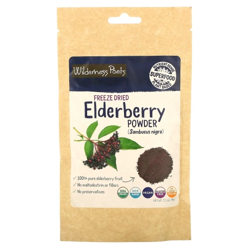 Wilderness Poets, Freeze Dried Elderberry Powder, 3.5 oz (99g)