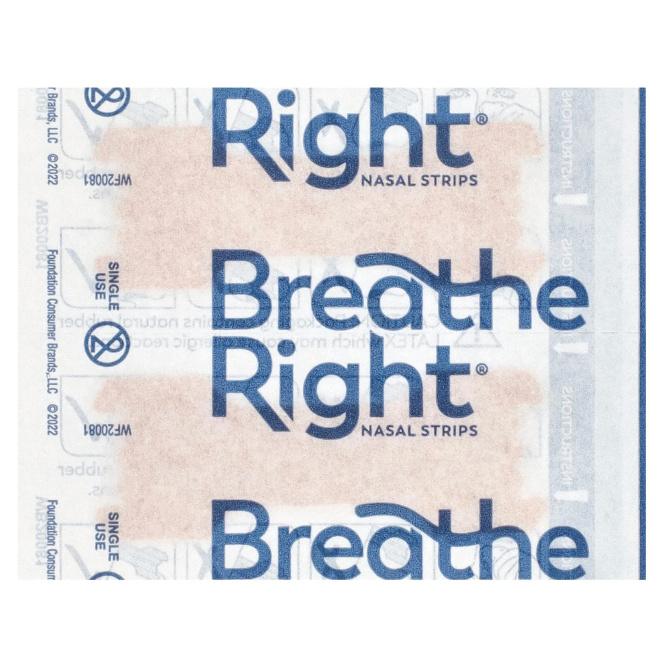 Breathe Right, Полоски для носа, лаванда, 26 шт.