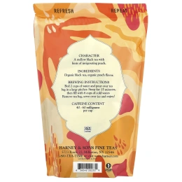 Harney & Sons, свежезаваренный холодный чай, бодрящий персик, 15 чайных пакетиков по 2 кварты, 212 г (7,5 унции)