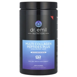 Dr. Emil Nutrition, Мультиколлагеновые пептиды и гиалуроновая кислота, без добавок, 316,5 г
