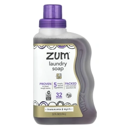 Indigo Wild, Zum Clean, стиральное мыло ароматерапия, ладан и мирра, 32 жидкие унции (0.94 л)