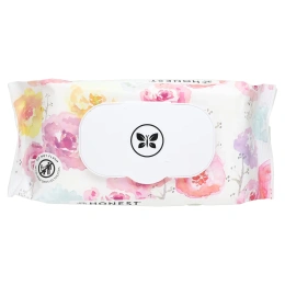 The Honest Company, Салфетки Sensitive Clean Conscious, без отдушек, цветы, 60 салфеток