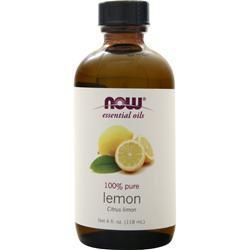 Now Foods Лимонное масло (100% чистое и натуральное) Citrus Limon 4 жидких унции