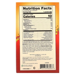 NOW Foods, Real Food, тонкие палочки, со вкусом тропического пунша, 12 палочек по 5 г (0,18 унции)