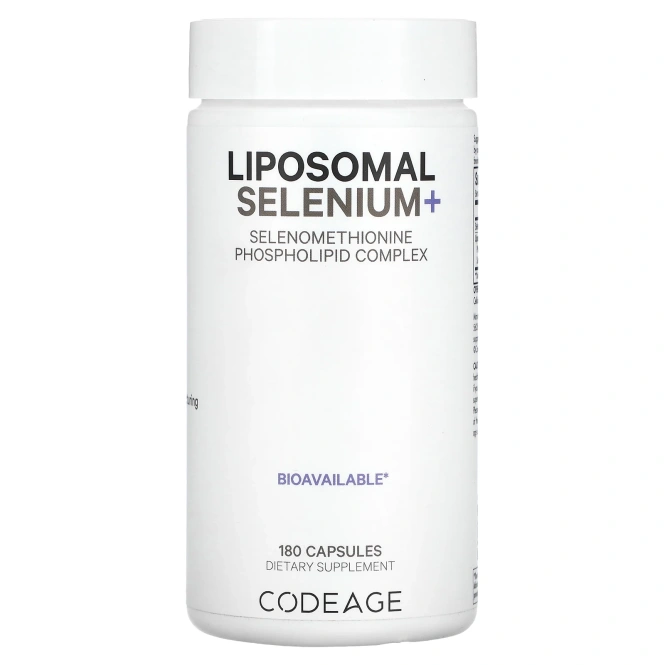 Codeage, липосомальный селен+, 180 капсул