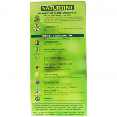 Naturtint, Permanent Hair Colorant, 4M Mahogany Chestnut, 5.6 fl oz (165 ml)