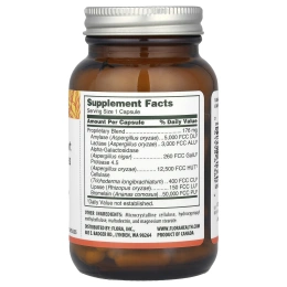 Flora, Udo's Choice, смесь ферментов, 90 капсул в растительной оболочке