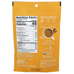 Four Sigmatic, Focus, органический растворимый кофе латте с ежовиком гребенчатым, оригинальный вкус, 120 г (4,23 унции)