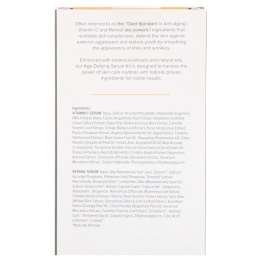 InstaNatural, Набор из дневного и ночного средства для лица, антивозрастная сыворотка, 2 флакона, 1 унц. (30 мл) в каждом