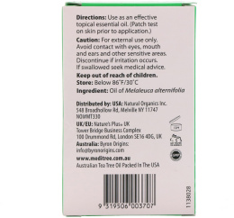 Meditree, Настоящие растения из Австралии, 100% чистое австралийское масло чайного дерева, 1 ж. унц.(30 мл)