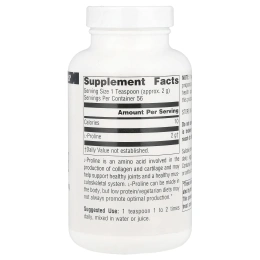 Source Naturals, Порошок L-пролина, 4 унции (113.4 г)