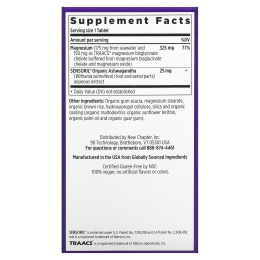 New Chapter, Магний + ашваганда, 60 веганских таблеток