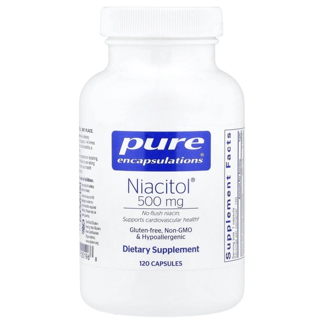 Pure Encapsulations, Niacitol®, 500 mg, 120 Capsules