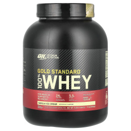 Optimum Nutrition Протеин Gold Standart 100% WHEY со вкусом ванильного мороженого, 2270 г (5 lb)