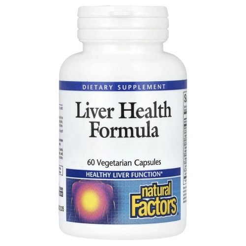 Natural Factors, Формула для здоровья печени, 60 капсул