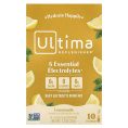 Ultima Replenisher, 6 Essential Electrolytes, ежедневная смесь для приготовления электролитов, лимонад, 10 пакетиков по 3,7 г (0,13 унции)