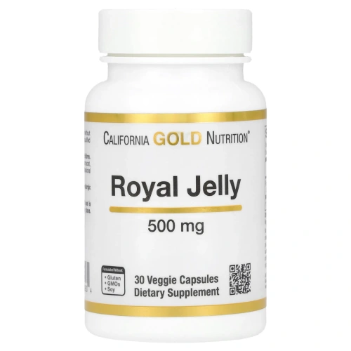 California Gold Nutrition, Маточное молочко, 500 мг, 30 капсул в растительной оболочке
