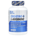 EVLution Nutrition, креатин с L-аргинином, 120 растительных капсул