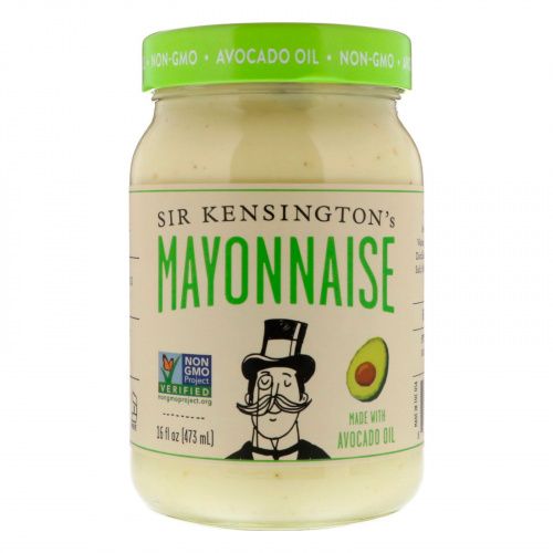 Sir Kensington's, Майонез с маслом авокадо, 16 жидк. унц. (473 мл)