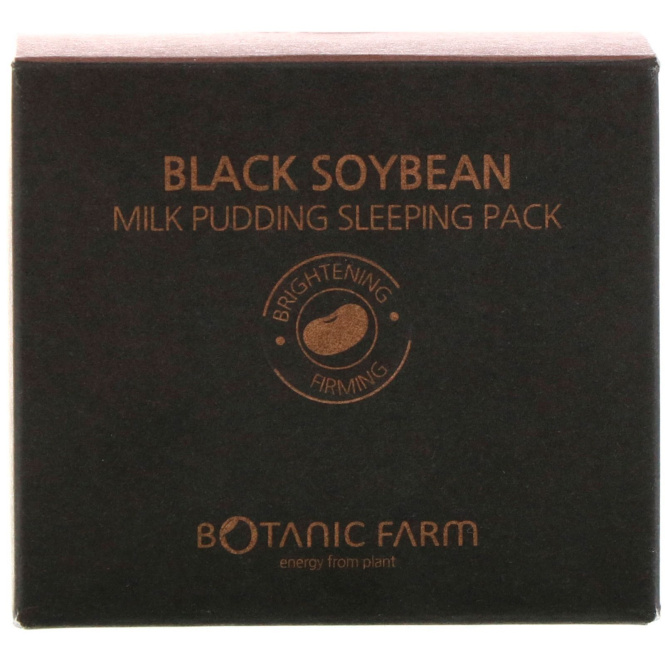 Botanic Farm, Black Soybean Milk Pudding Sleeping Pack, 90 ml