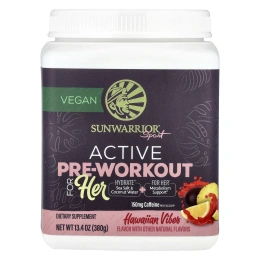 Sunwarrior, Sport, Active Pre-Workout For Her, Hawaiian Vibes, 380 г (13,4 унции)