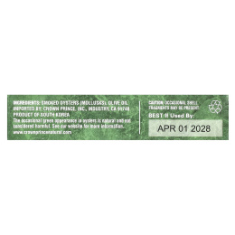 Crown Prince Natural, копченые устрицы, в оливковом масле, 85 г (3 унции)