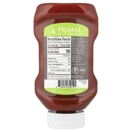 Primal Kitchen, органический кетчуп, без подсластителей, 524 г (1 фунт, 2,5 унции)