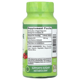 Nature's Truth, улучшенная формула берберина, 500 мг, 60 вегетарианских капсул (250 мг в 1 капсуле)