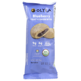 Olyra, Fruit & Grain Bites, голубика, 4 упаковки по 37,5 г (1,32 унции)