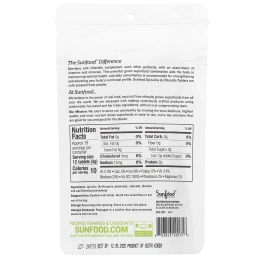 Sunfood, Спирулина и хлорелла, таблетки с суперводорослями, 250 мг, 228 таблеток