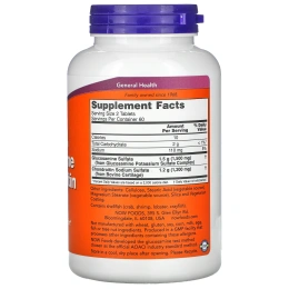 NOW foods Глюкозамин и хондроитин усиленный, 120 таблеток