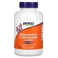 NOW Glucosamine & Chondroitin with MSM, Глюкозамин и хондроитин с МСМ, 180 капсул