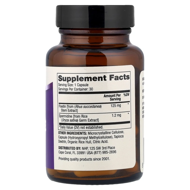 Dr. Mercola, Fisetin and Spermidine, 30 Capsules