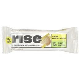 Rise Bar, Protein Bar, лимонный кешью, 12 батончиков, 60 г (2,1 унции)