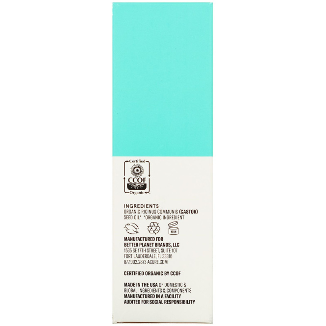 Acure, The Essentials, касторовое масло, 30 мл (1 жидк. унция)