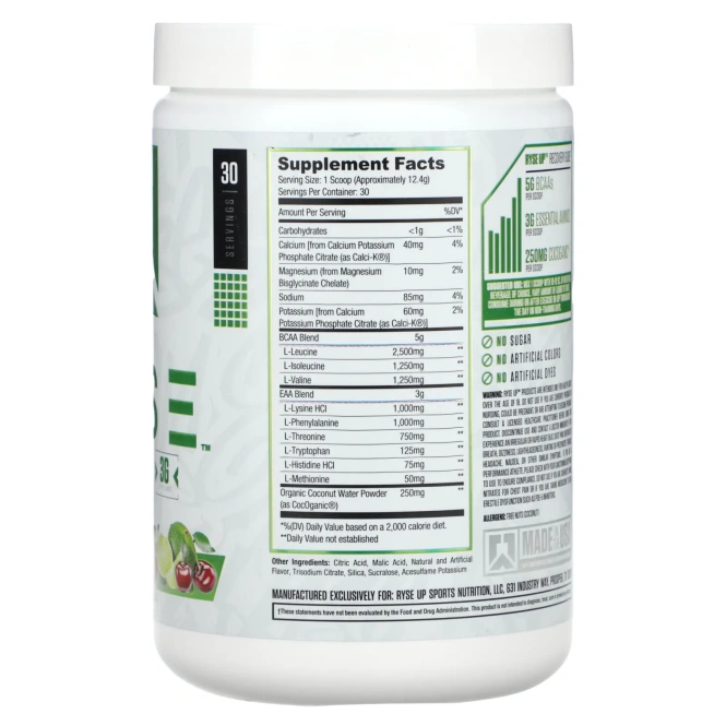 RYSE, BCAA / EAA, вишневый лаймад, 372 г (13,1 унции)