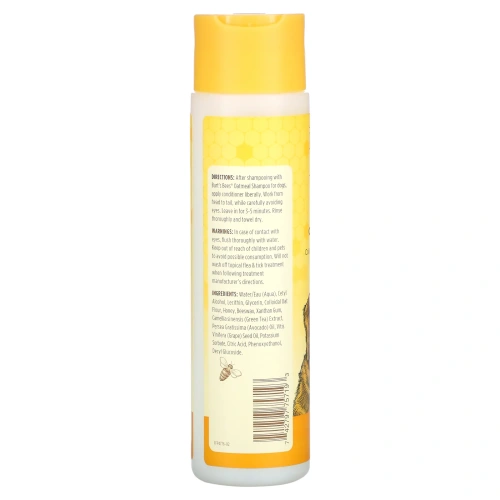 Burt's Bees, Овсяный кондиционер для собак с коллоидной овсяной мукой и медом, 296 мл (10 жидк. унц.)