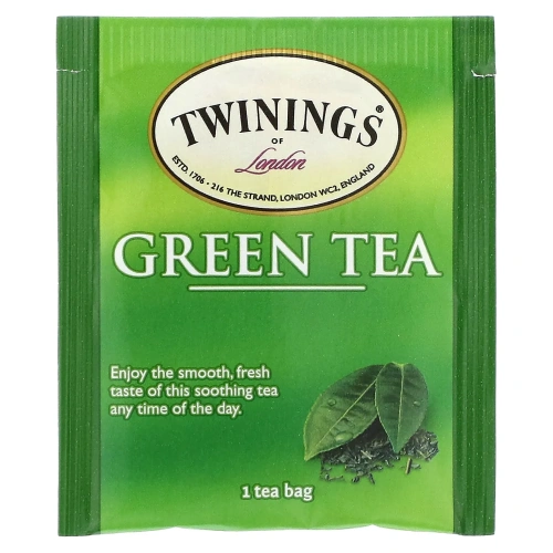 Twinings, Зеленый чай, 25 пакетиков, 1,76 унции (50 г)