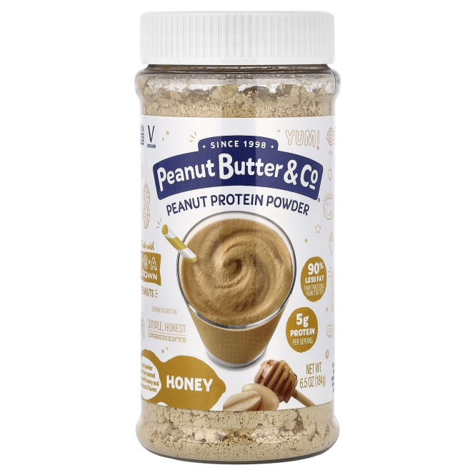 Peanut Butter & Co., арахисовый протеиновый порошок, мед, 184 г (6,5 унции)