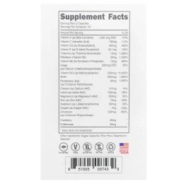 Bucked Up, Doe, мультивитамины, 60 капсул