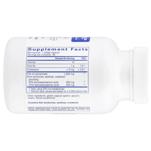 Pure Encapsulations, EPA / DHA Essentials, 90 мягких капсул