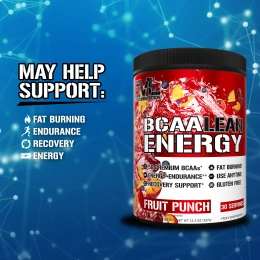 EVLution Nutrition, BCAA Lean Energy®, фруктовый пунш, 327 г (11,5 унции)