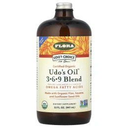 Flora, Udo's Choice, Udo's Oil 3·6·9 Blend, 32 жидких унций (946 мл)