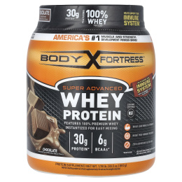 Body Fortress, Super Advanced Whey Protein, улучшенный сывороточный протеин, со вкусом шоколада, 810 г (1,78 фунта)