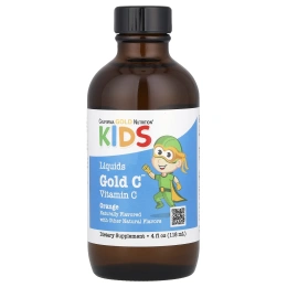 California Gold Nutrition Children's Liquid Gold Vitamin C со вкусом натурального апельсина, 4 ж. унц.(118 мл)