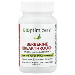 BIOptimizers, Berberine Breakthrough, 30 растительных капсул